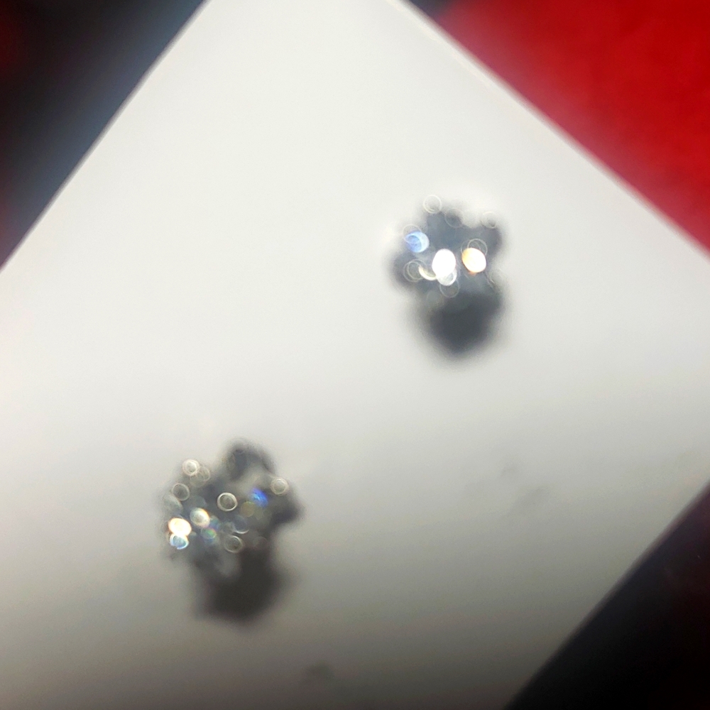 Star shaped   CRYSTAL earrings